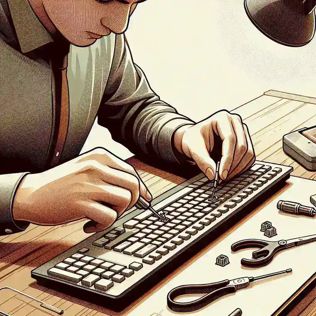 Bagaimana Cara Memasang Kembali Tombol Keyboard?