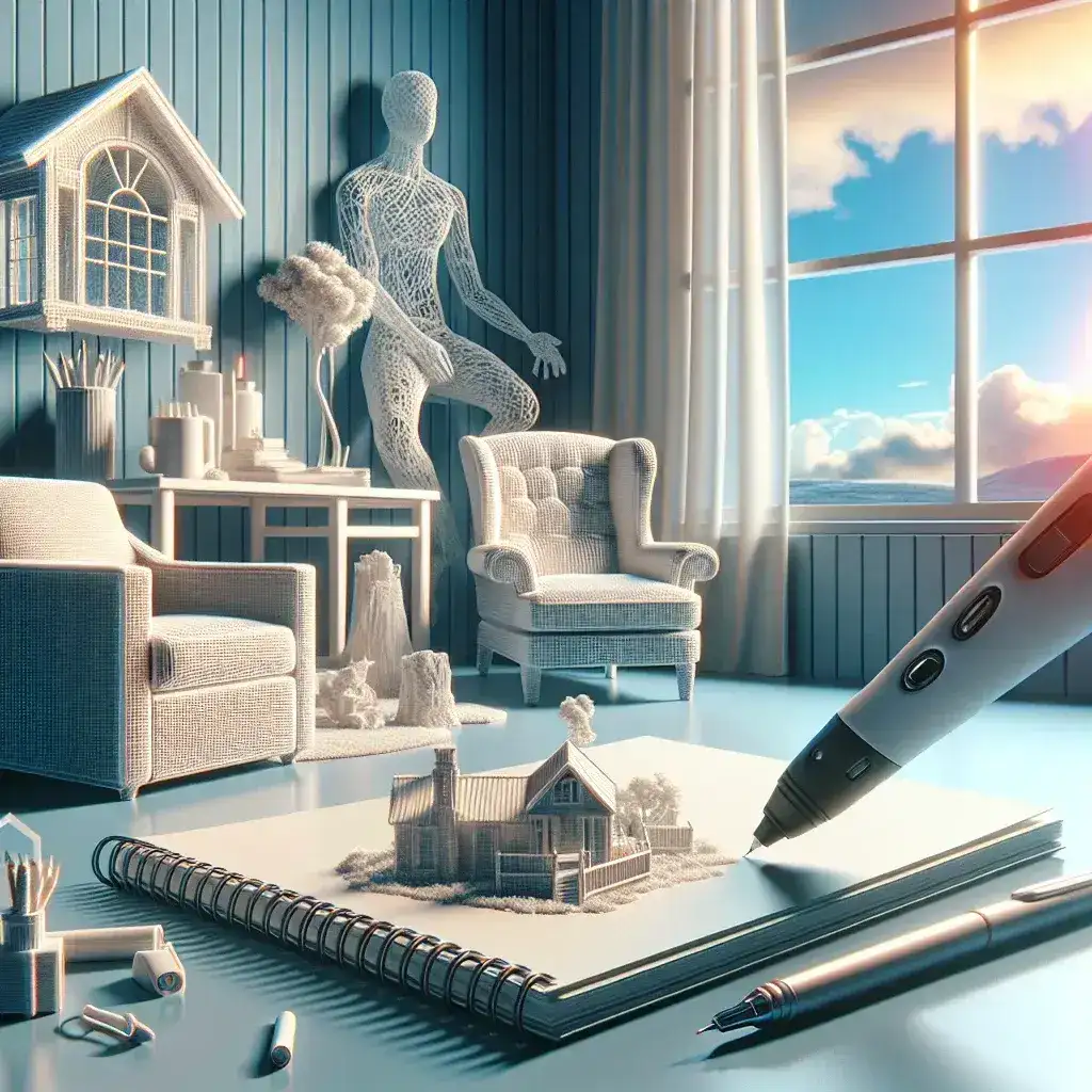 Bagaimana cara membuat efek gradien pada gambar pena 3D Anda?